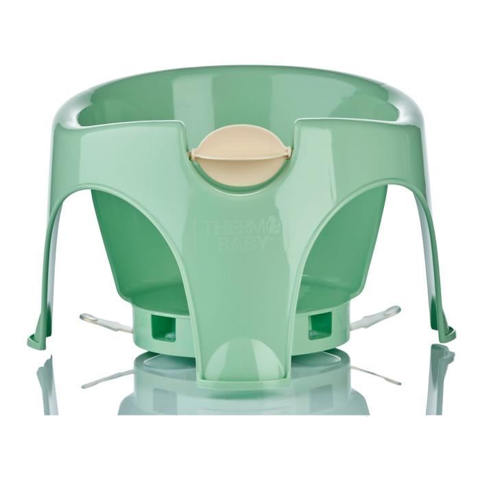 Anneau de bain enfant THERMOBABY AQUAFUN Vert céladon - Jouet bleu - Fabriqué en France