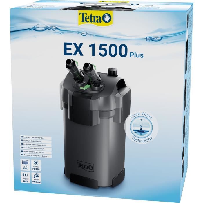 Filtre extérieur - TETRA - EX 1500 plus - Pour aquarium de 300 a 600 L