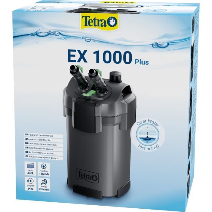 Filtre extérieur - TETRA - EX 1000 plus - Pour aquarium de 150 a 300 L