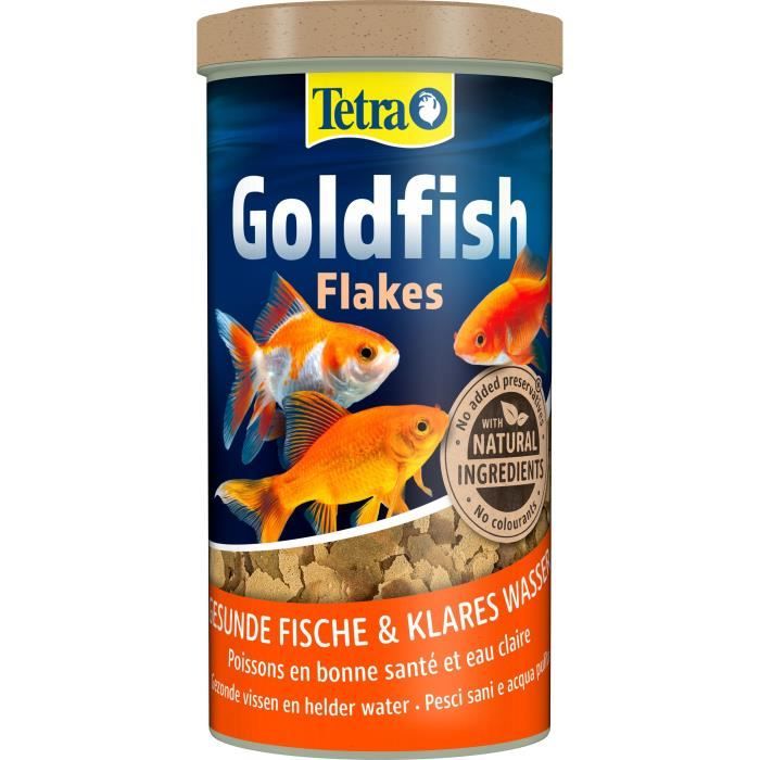 Tetra Goldfish Flocons - TETRA - Aliment complet en flocons pour poissons rouges - 1 L
