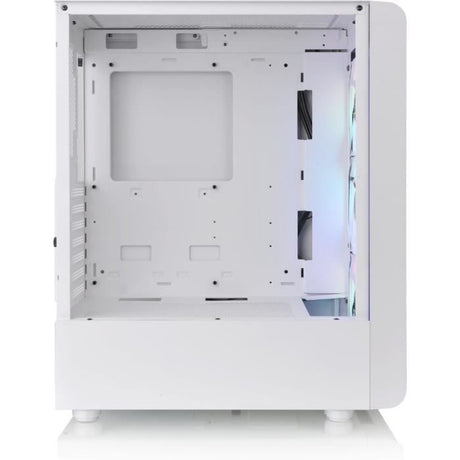 Boîtier PC Moyen Tour sans alim - THERMALTAKE S200 TG ARGB (Blanc) - ATX/Micro ATX - 3x120mm A-RGB - USB 3.0/2.0 - Verre trempé