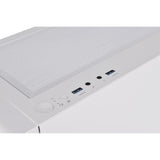Boîtier PC Moyen Tour sans alim - THERMALTAKE S200 TG ARGB (Blanc) - ATX/Micro ATX - 3x120mm A-RGB - USB 3.0/2.0 - Verre trempé