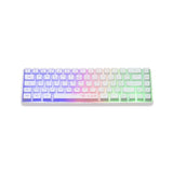 Clavier Gamer - Membrane - The G-Lab - KEYZ HYDROGEN WL - Rétroélairage arc-en-ciel - Sans fil - Semi mécanqiue - Azerty - Blanc