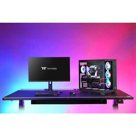 Boîtier PC sans alimentation - THERMALTAKE - View 380 XL TG ARGB - Moyen tour - Format ATX - 4x120mm A-RGB inclus - Noir