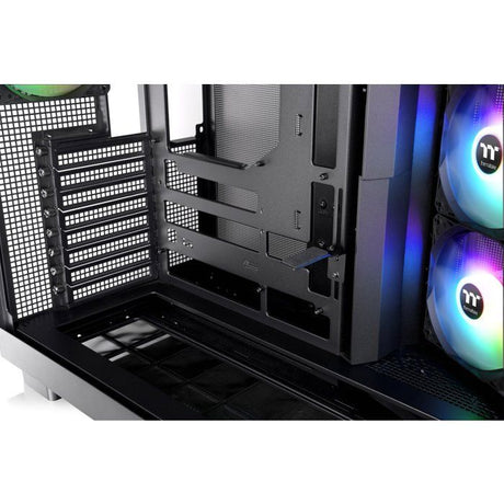 Boîtier PC sans alimentation - THERMALTAKE - View 380 XL TG ARGB - Moyen tour - Format ATX - 4x120mm A-RGB inclus - Noir