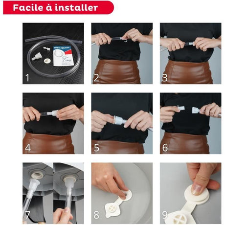 Thermobaby - Tuyau de vidange baignoire lagon & vasco blanc