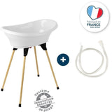 Kit baignoire VASCO Blanc Muguet : baignoire + pieds + tuyau de vidange - THERMOBABY