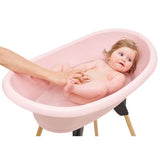 THERMOBABY KIT BAIGNOIRE VASCO Rose PoudrÈ : baignoire + pieds + tuyau de vidange