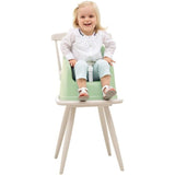 Rehausseur de chaise THERMOBABY Tudi - de 6 a 36 mois - Harnais de sécurité 3 points - Vert céladon
