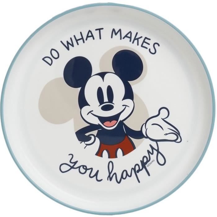 Pack repas 2eme âge THERMOBABY MICKEY Assiette + gobelet + bol + set de 2 cuilleres