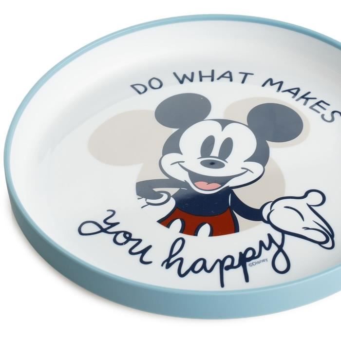 Pack repas 2eme âge THERMOBABY MICKEY Assiette + gobelet + bol + set de 2 cuilleres