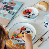 Pack repas 2eme âge THERMOBABY MICKEY Assiette + gobelet + bol + set de 2 cuilleres
