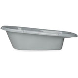 Baignoire bébé - THERMOBABY - Luxe Gris Charme - Taille adaptée - Stable et robuste - Bouchon de vidange