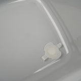 Baignoire bébé - THERMOBABY - Luxe Gris Charme - Taille adaptée - Stable et robuste - Bouchon de vidange