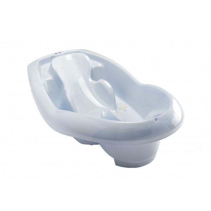 Baignoire ergonomique lagon - 95,5 x 53 x 27 cm - Fleur bleue - THERMOBABY