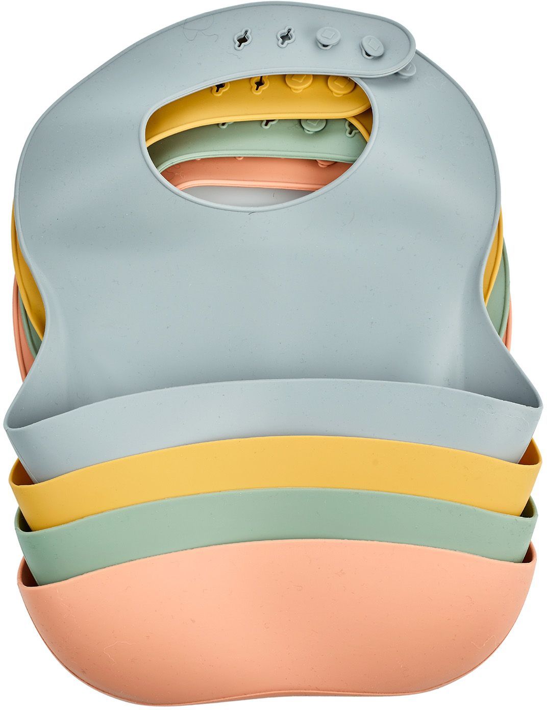 Bavoir silicone - THERMOBABY - Avec récupérateur - Peche