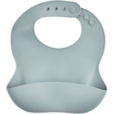 Bavoir silicone - THERMOBABY - Avec récupérateur - Gris charme