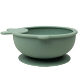 Bol ventouse - THERMOBABY - Silicone - Vert Cactus - Antidérapant et incassable