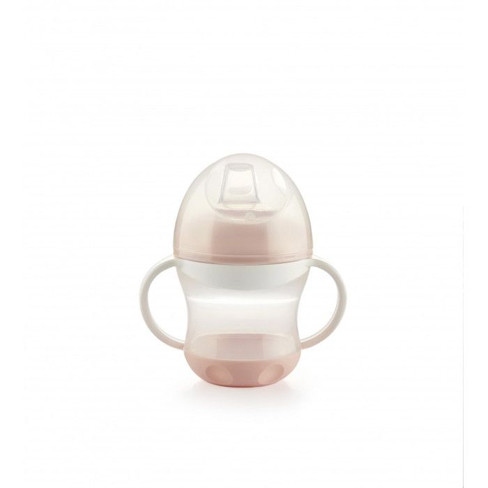 THERMOBABY Tasse anti-fuites + couv - Rose poudré