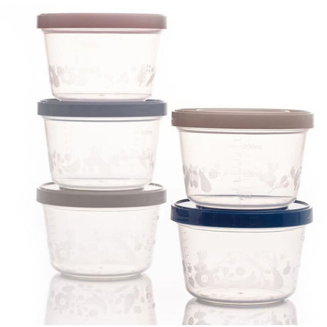 Lot de 5 boîtes de conservation - THERMOBABY - 250 ml - Hermétiques et sans BPA