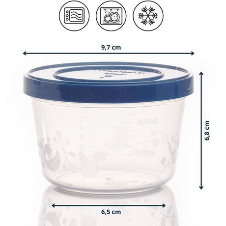 Lot de 5 boîtes de conservation - THERMOBABY - 250 ml - Hermétiques et sans BPA