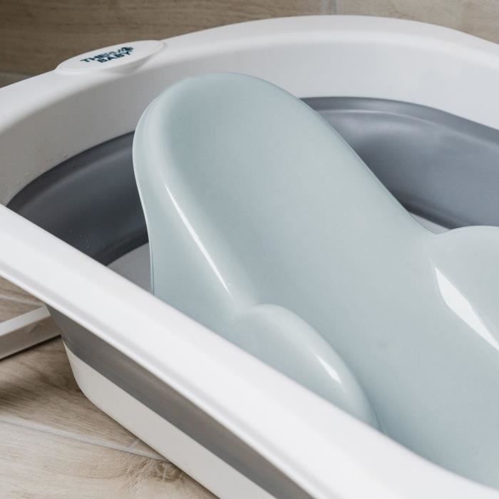 THERMOBABY Transat de bain pour bébé ATOLL Fleur bleue