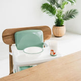 Rehausseur de chaise - THERMOBABY - GUSTO 2-en-1 - Vert Sauge - Evolutif et transportable