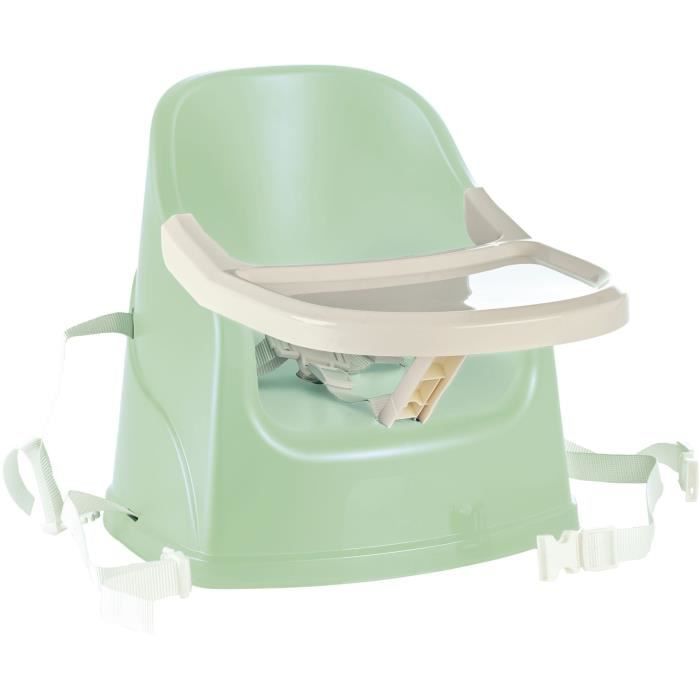 Pack Repas YOUPLA - Thermobaby - Chaise haute - Coffret vaisselle - 5 boîtes de conservation - Bavoir semi-rigide