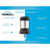 Appareil Anti-Moustiques et Moustiques Tigre sans fil - Lanterne Noire - 20m² de Protection