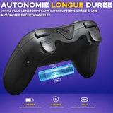 Manette Switch - The G-Lab - K-PAD HELIUM - Sans fil - Nintendo Switch - Noir