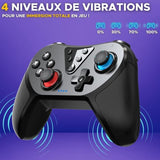 Manette Switch - The G-Lab - K-PAD HELIUM - Sans fil - Nintendo Switch - Noir