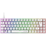 Clavier Gamer - The G-Lab - KEYZ TITAN - MÈcanique (Switch Rouge) - Filaire - RGB - Blanc