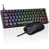 Pack Gamer Mécanique E-sport 2 en 1 - The G-Lab COMBO TITAN - Souris 12800 DPI - Clavier Mécanique