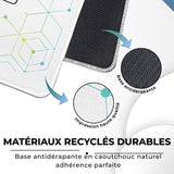 Tapis de Souris XXL - THE G-LAB - PAD SELENIUM - Anti-dérapant - 90 x 40 x 0,4 cm - Blanc