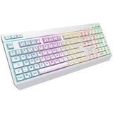 Pack gamer sans fil - THE G-LAB - COMBO TUNGSTEN EX W - Clavier + souris - 32 macros configurables - BLANC