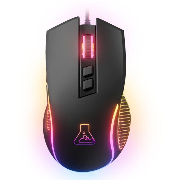 Souris gaming filaire - THE G-LAB - KULT THORIUM - 12800 DPI - Ergonomique - 7 Boutons - Rétroéclairage RGB