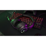 Casque Gamer sans fil - The G-Lab - KORP IRIDIUM - Microphone - RGB - PC/PS4/Xbox One - Noir