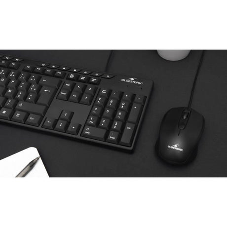 Clavier - BLUESTORK - MEDIA OFFICE - Filaire - Azerty - Compatible Windows - Noir
