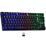 Clavier Gamer - The G-Lab - KEYZ CAESIUM TKL WIRELESS - sans fil - azerty - Noir