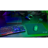 Pack Gamer 4-en-1 filaire - THE G-LAB - COMBO CHROMIUM EX - Clavier membrane réactive silencieuse + Souris + Tapis de souris - Noir