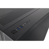 Boîtier PC - THERMALTAKE - View 380 TG ARGB - Moyen tour - ATX - Verre trempé - Noir