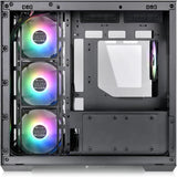 Boîtier PC - THERMALTAKE - View 380 TG ARGB - Moyen tour - ATX - Verre trempé - Noir