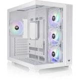 Boîtier PC - THERMALTAKE - View 380 TG ARGB Snow - Moyen tour - ATX - Verre trempé - Blanc