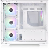 Boîtier PC - THERMALTAKE - View 380 TG ARGB Snow - Moyen tour - ATX - Verre trempé - Blanc