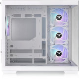 Boîtier PC - THERMALTAKE - View 380 TG ARGB Snow - Moyen tour - ATX - Verre trempé - Blanc
