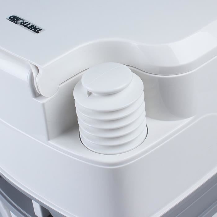 WC Chimique Portable - THETFORD - Porta Potti Qube PP 165 - CapacitÈ 21L - 15L - Gris