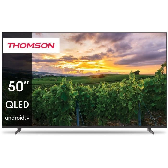 THOMSON 50QA2S13 - TV QLED 50'' (127 cm) - 4K UHD 3840x2160 - HDR - Smart TV Android - 4xHDMI 2.0