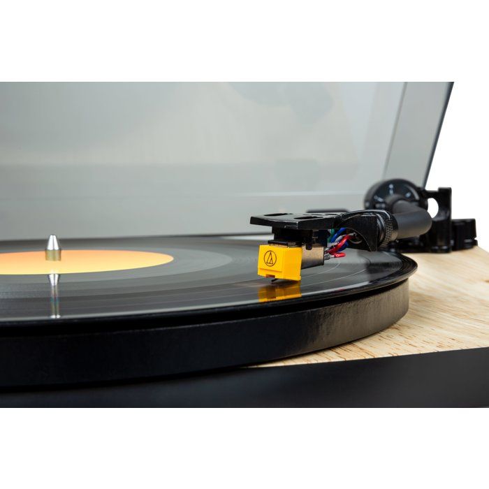 Platine tourne-disque - THOMSON - TT702 - 33 et 45 tours - Tete de lecture AT91 Audio Technica - Antiskating - Bois et noir
