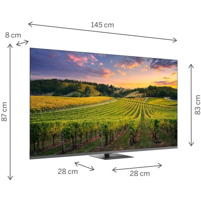 THOMSON 65QG5C14 - TV QLED 65 (165 cm) - 4K UHD - HDR10 - Smart TV Android - 4xHDMI 2.1