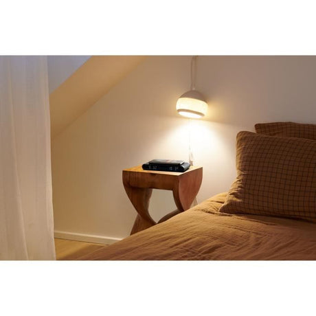 Réveil station de charge - THOMSON - Noir - Induction 15W, Température, Port USB-C, Alim. 230V